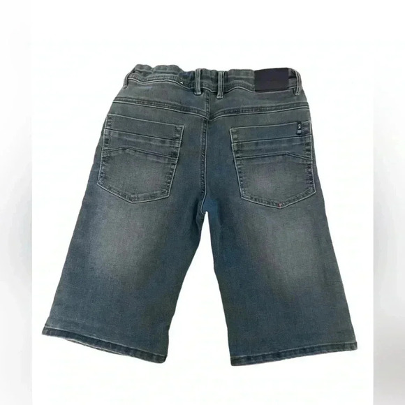 NWOT Okaidi Slim Adjustable Waist Design Bermuda Denim Boys Jeans SZ 12 #1555 - Picture 2 of 7